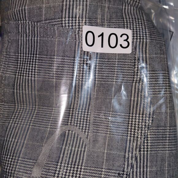 American Eagle Outfitters Plaid Mini Skirt Womens 0 Gray Super Stretch Pockets - Picture 8 of 8